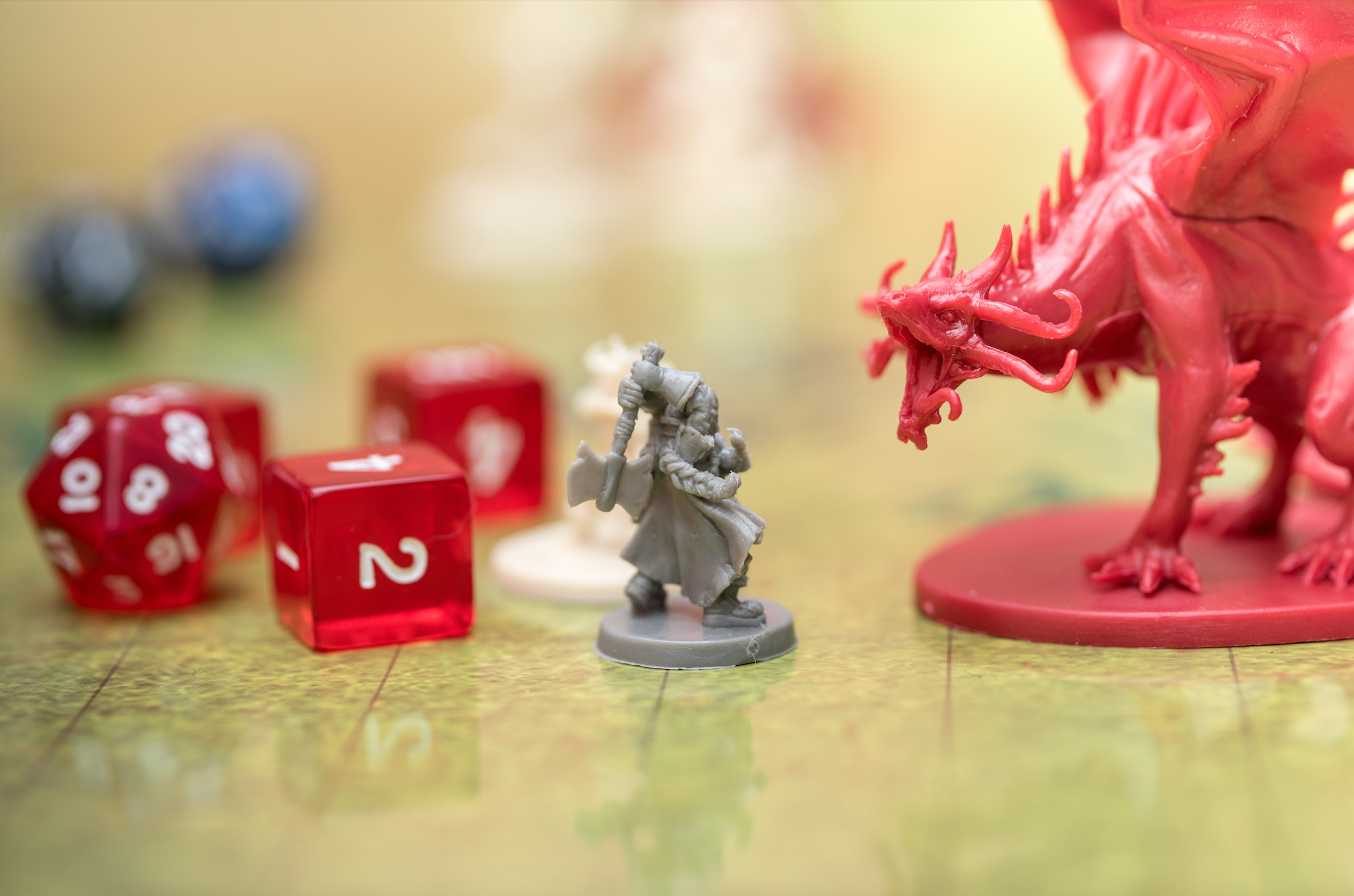 Dungeons and Dragons game pieces