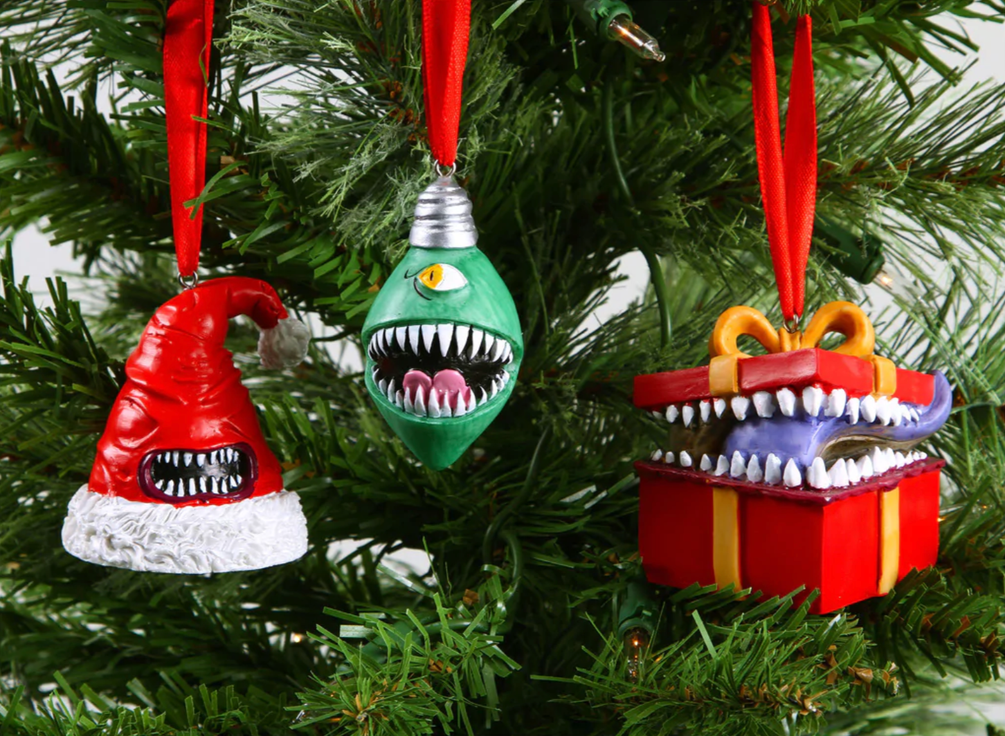 Forged Monstrous Merrymakers Mimic Ornaments