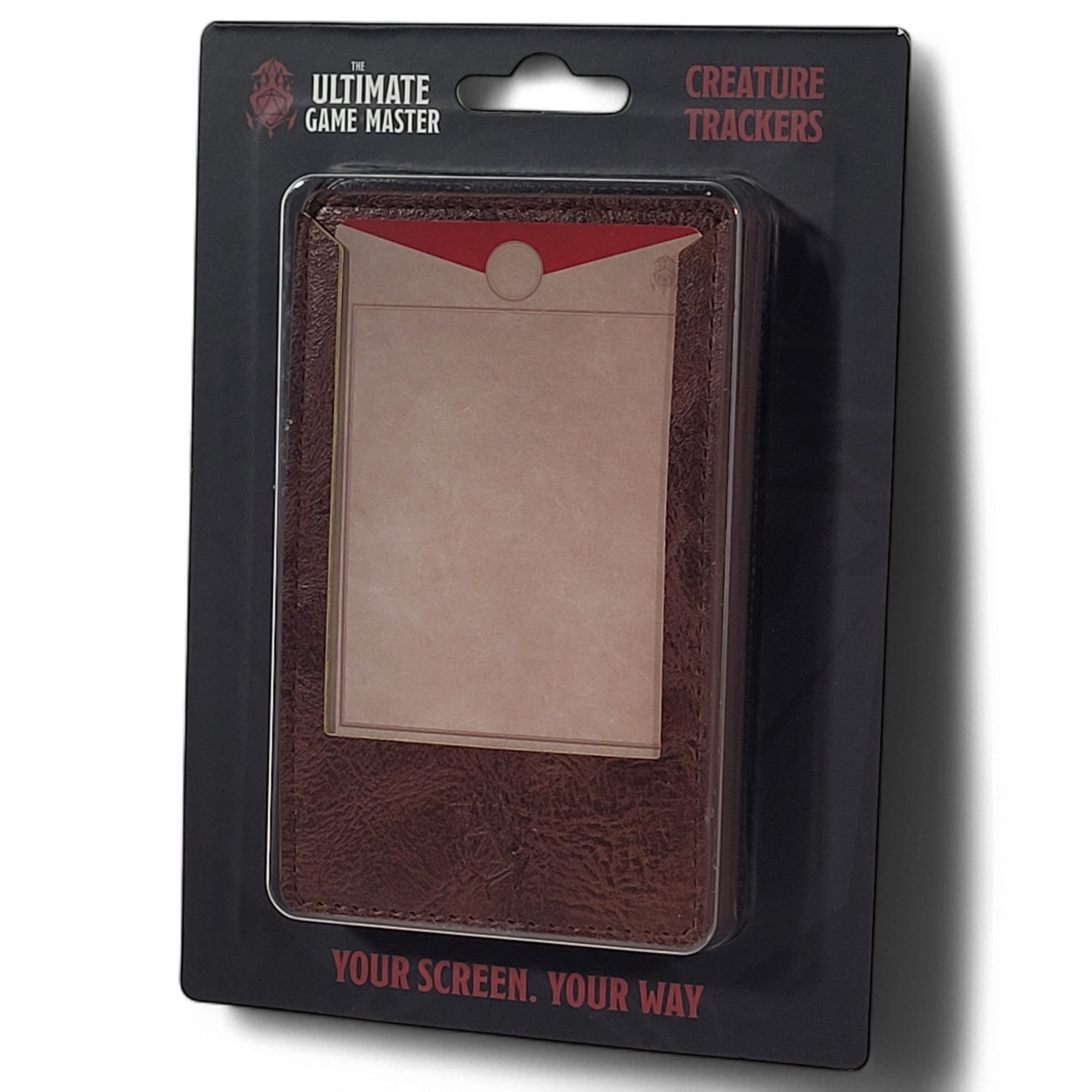 This is a shite background image of the Ultimate Game Master Screen Creature Tracker Set in retail packaging.