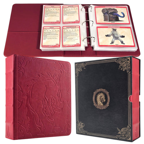 Forged Monster Card Binder & D&D Card Book with Slipcover