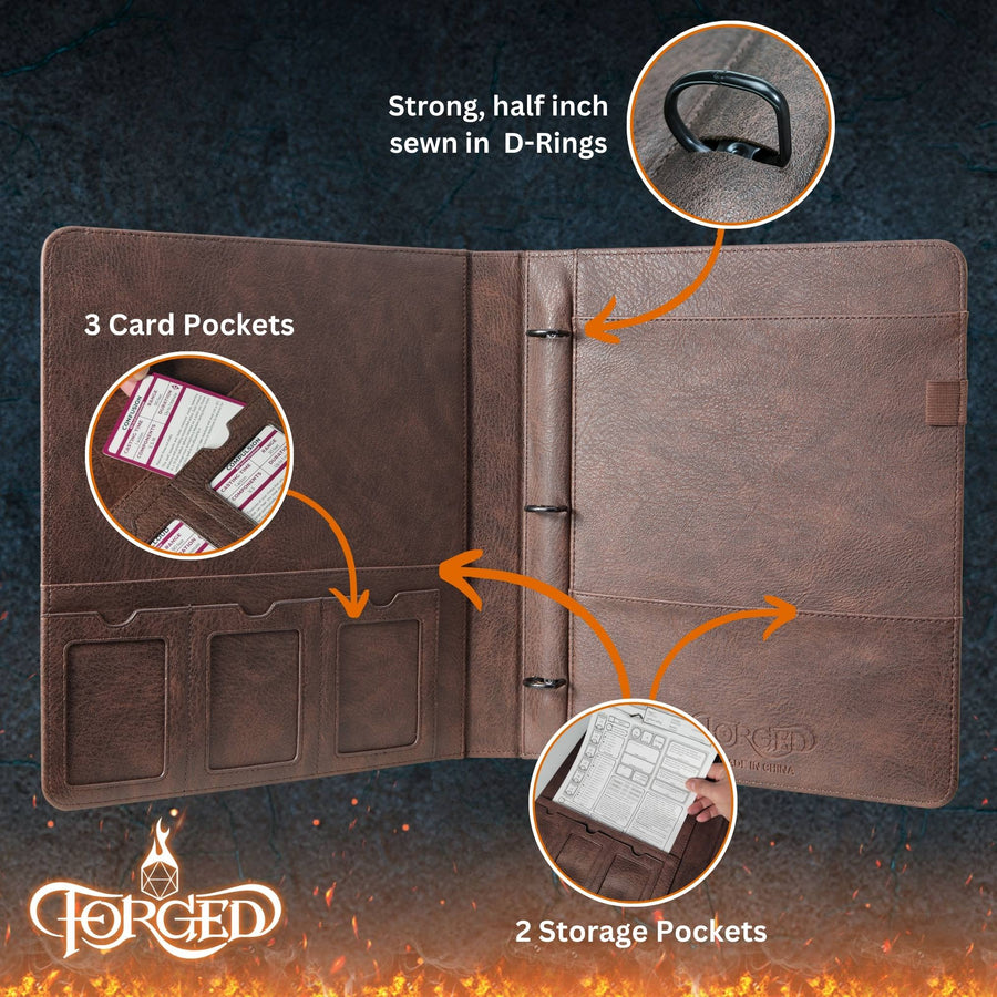 d&d spell card binder Dragon Shield Binder: Codex Portfolio 160 The Gaming Guild 4.5 x 3.5 is the perfect size to fit your standard spell and magic item cards Storage Forged Dice Co. Game-Folio PU