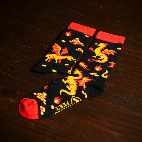 Greedy Dragon Socks