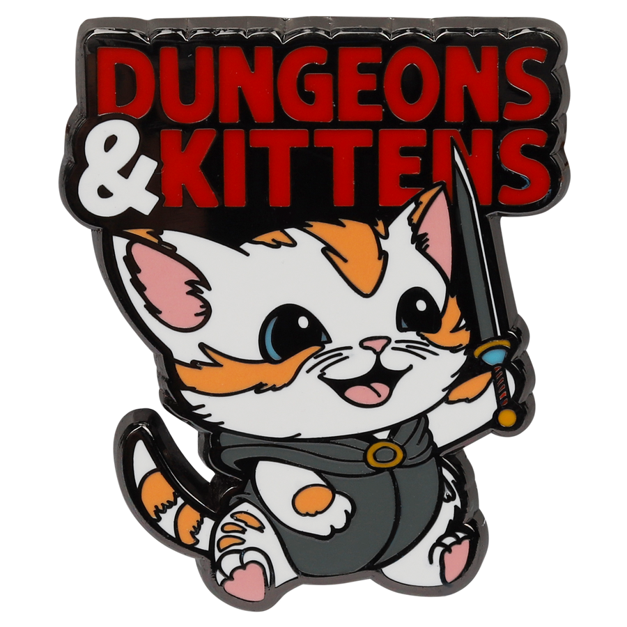 Dungeons & Kittens Enamel Pin