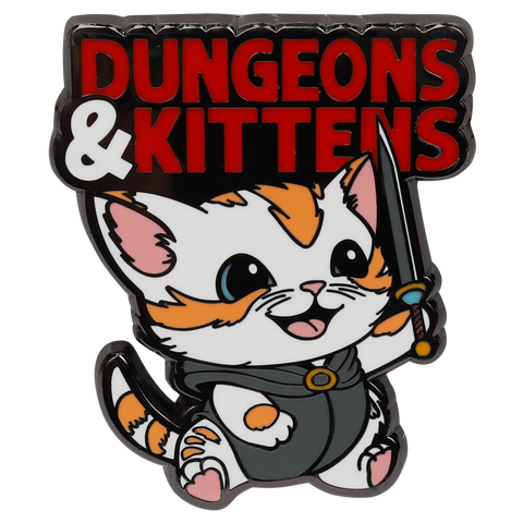 Dungeons & Kittens Enamel Pin