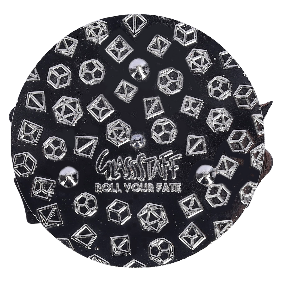 Roll Your Fate D20 Large Spinner Enamel Pin