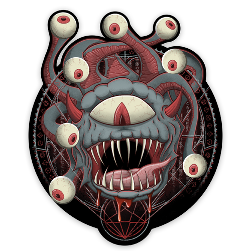 Beholder Waterproof Die Cut Vinyl Sticker