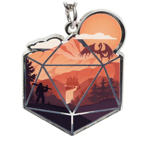 D20 Hero Keychain