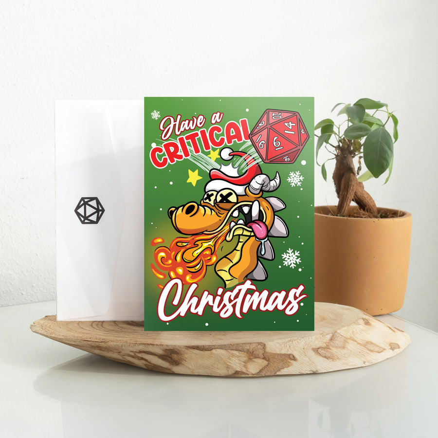 Critical Christmas Holiday Greeting Card