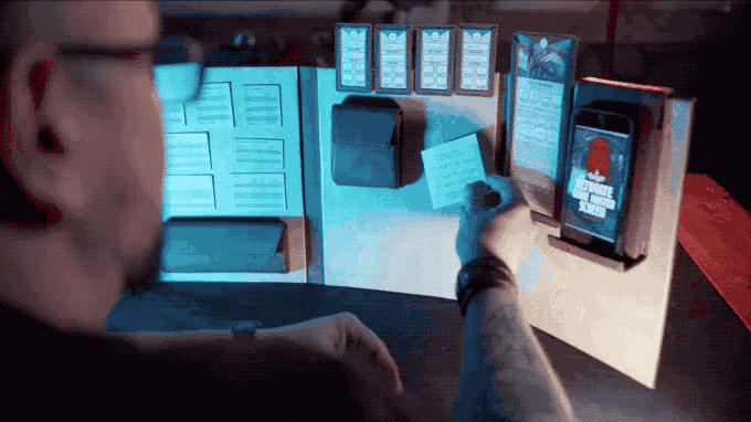 Short video of  the Ultimate Game Master Screen Rivet Magnets demonstrating how they can be used on the Ultimate Game Master Screen.