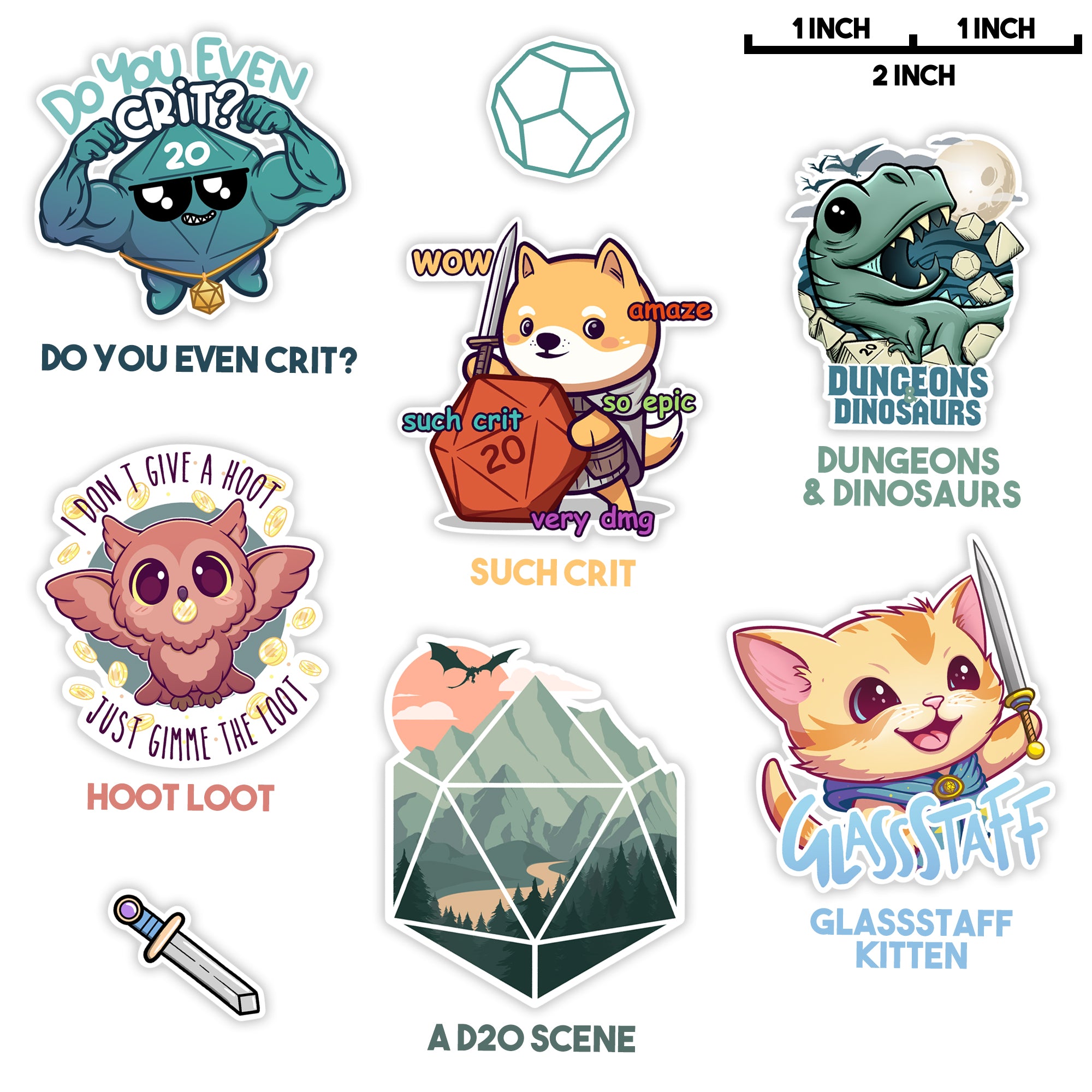 Delusive Sticker DnD Stickers & Vinyl Decals | Forged Gaming
