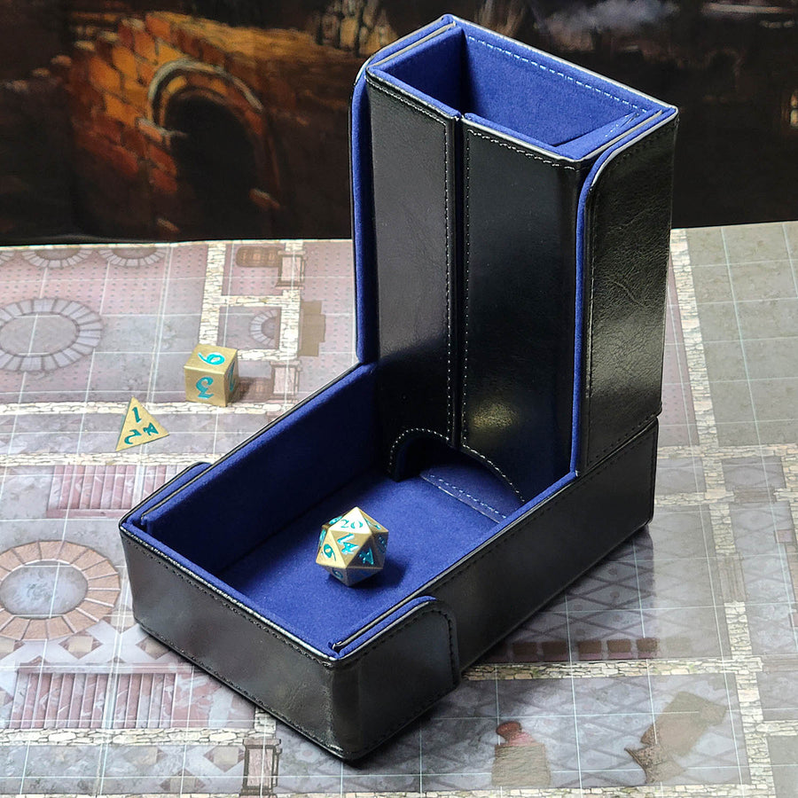 The Keep: Compact Magnetic Dice Tower and Dice Tray