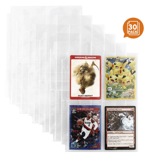 Standard D&D Monster and Spell Card Pages, 30 Page Pack