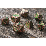 Arboreal Magik Set of 7 Metal Dice