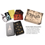 Thieves Gold Set of 10 Metal Dice