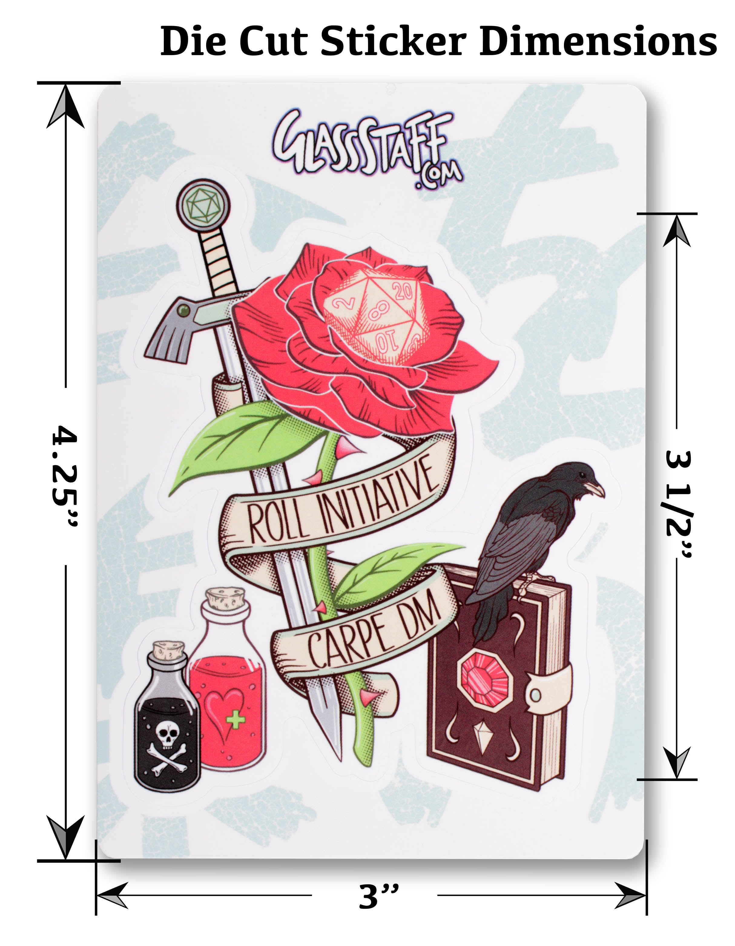 Carpe DM. DnD gift sticker