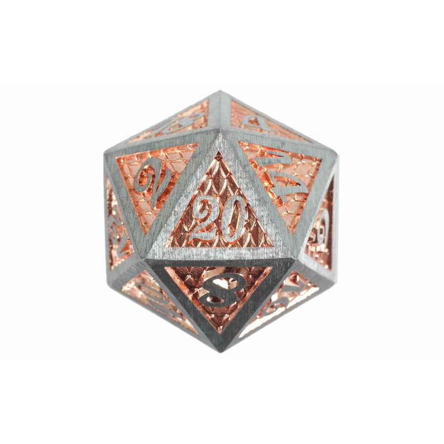 Copper Drake 7-Piece Metal Dice Set
