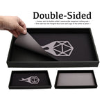 Forged Gray Reversible 14" Dice Tray