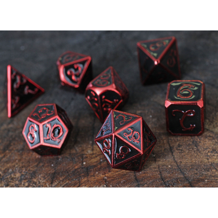 Draconic Fiend Metal Dice Set