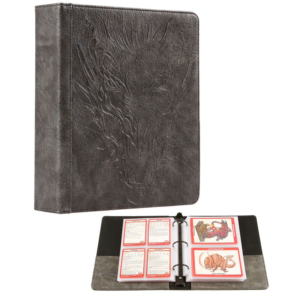 spellbook card binder Forged Curiosities Cache D&D Card Book