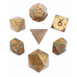 Dwarven Pride 7-Piece Metal Dice Set