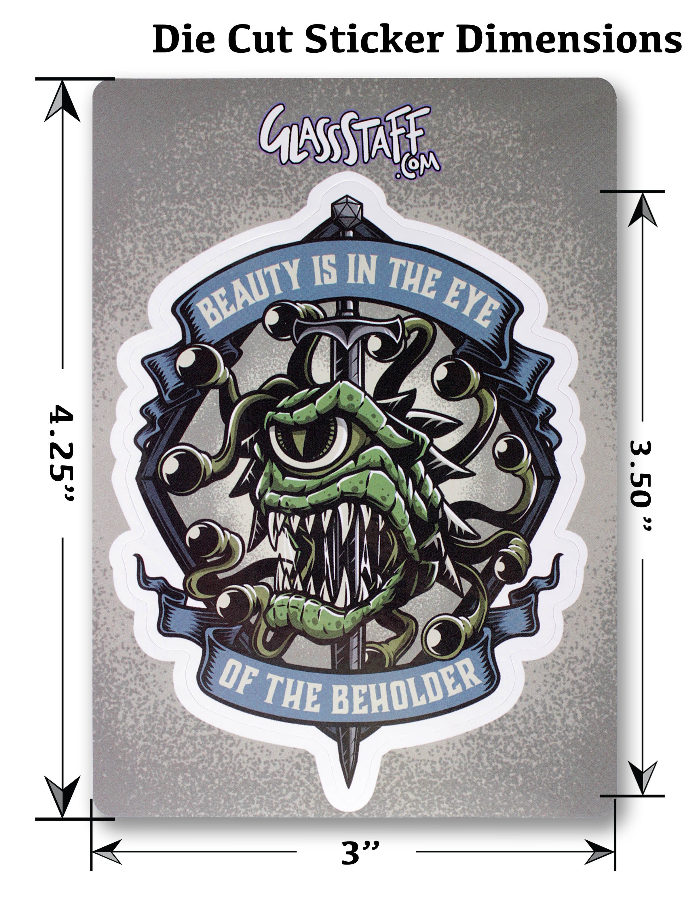 Eye of the Beholder. DnD Gift Sticker