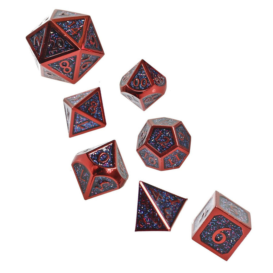 Fiend Touched Set of 7 Metal Dice