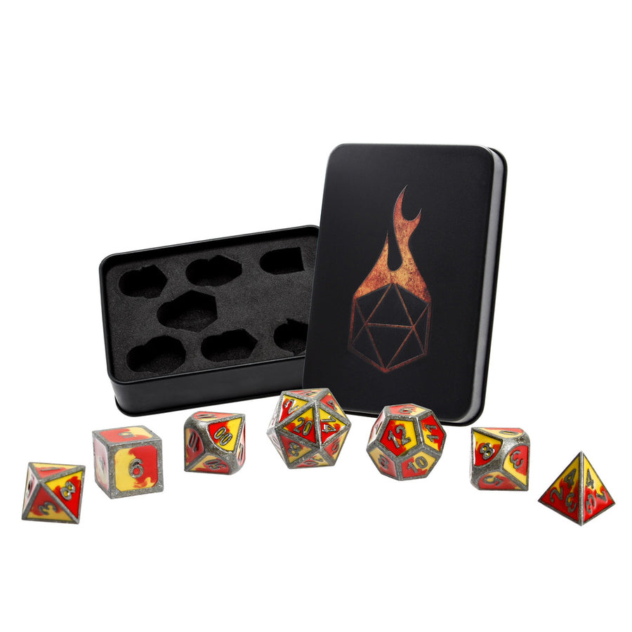 Fire & Forge Set of 7 Metal Dice