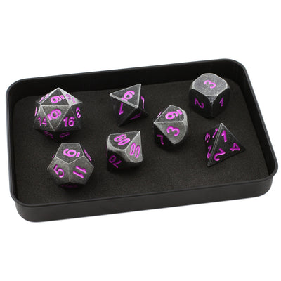 Iron Orchid Set of 7 Metal Dice