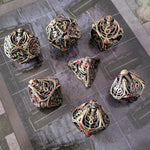 Lich Slayer Hollow Metal RPG Dice Set