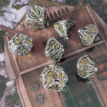Lich's Throne Hollow RPG Metal Dice Set