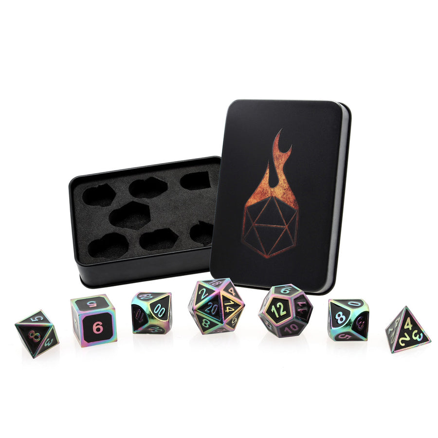 Guardian Spectrum Set of 7 Metal Dice