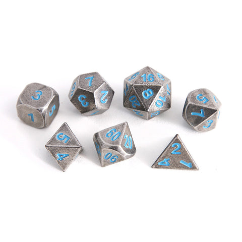 Iron Ice Set of 7 Metal Dice