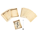 Blank Dry Erase Card Deck - Pack of 2 Decks of 54