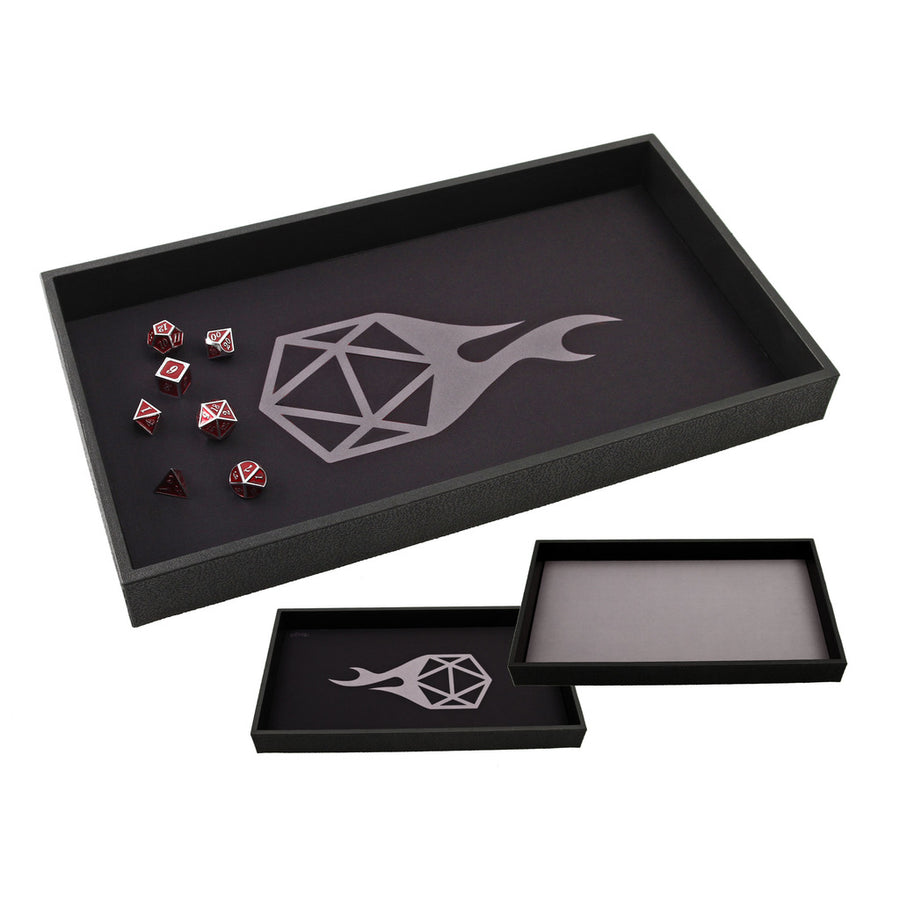 Forged Gray Reversible 14" Dice Tray