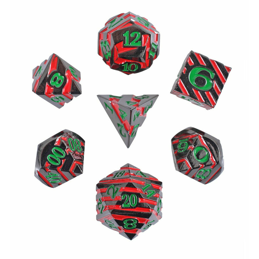 Orcish Forged 7-Piece Metal Dice Set