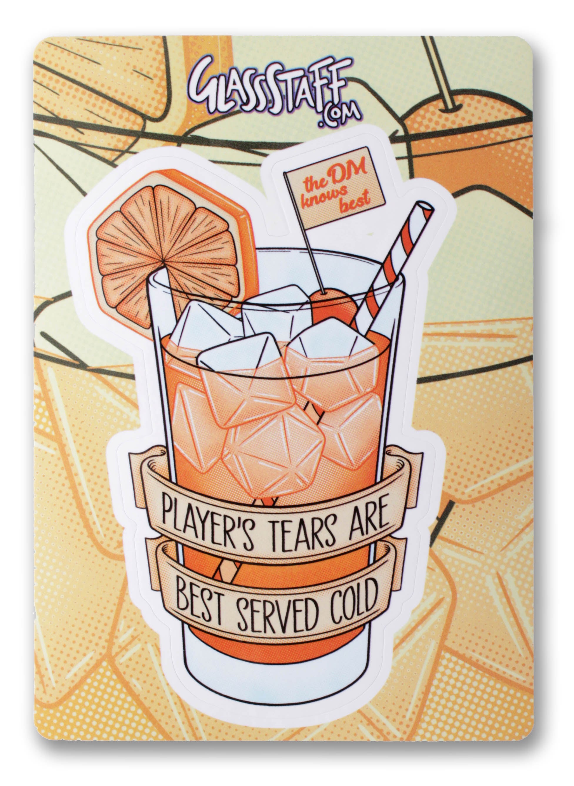 Player's Tears Sticker. DND Gift Sticker