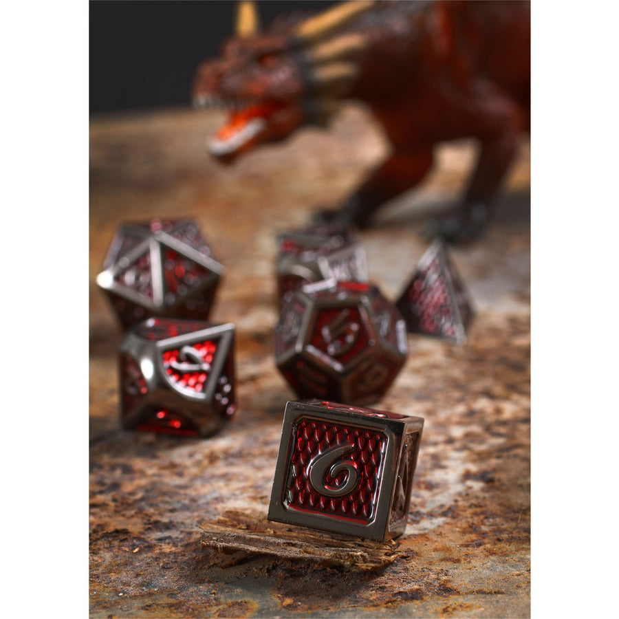 Red Dragonhide Set of 7