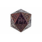 Scarred Allure 7-Piece Metal Dice Set