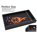 Forged Orange Reversible Dice Tray