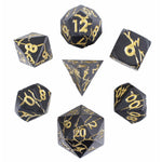 Storm Wracked 7-Piece Metal Dice Set