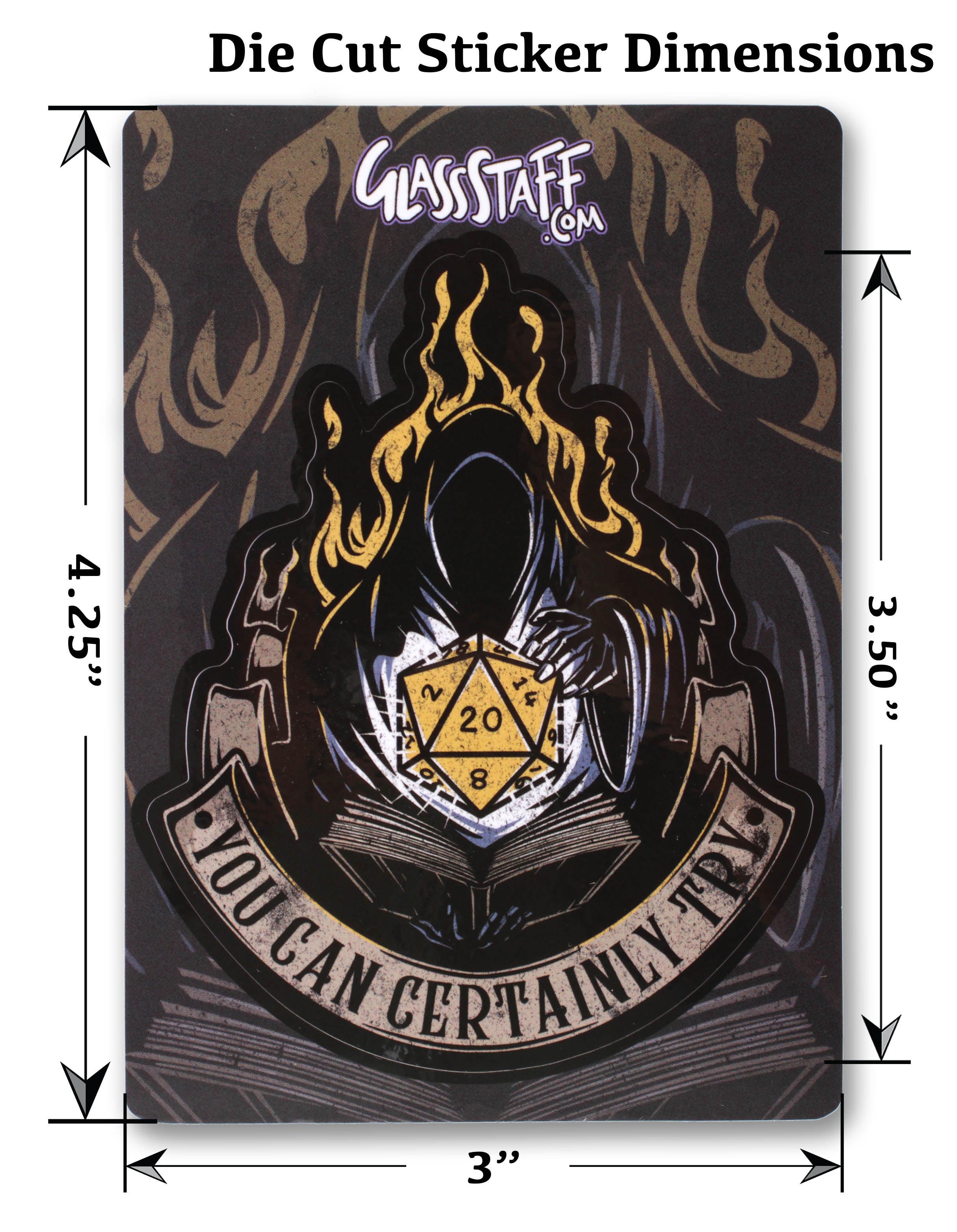 You Can Certainly Try (Manifest) DND Gift Sticker