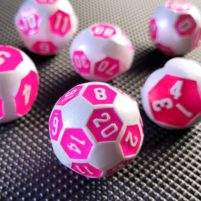 Diva's Mech 7-Piece Metal Dice Set