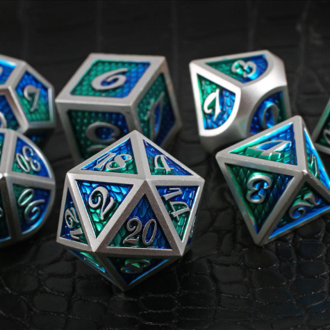 Dragon Glory Set of 7 Metal Dice