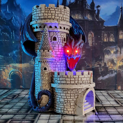 Dragons Keep Dice Tower - Blue Dragon