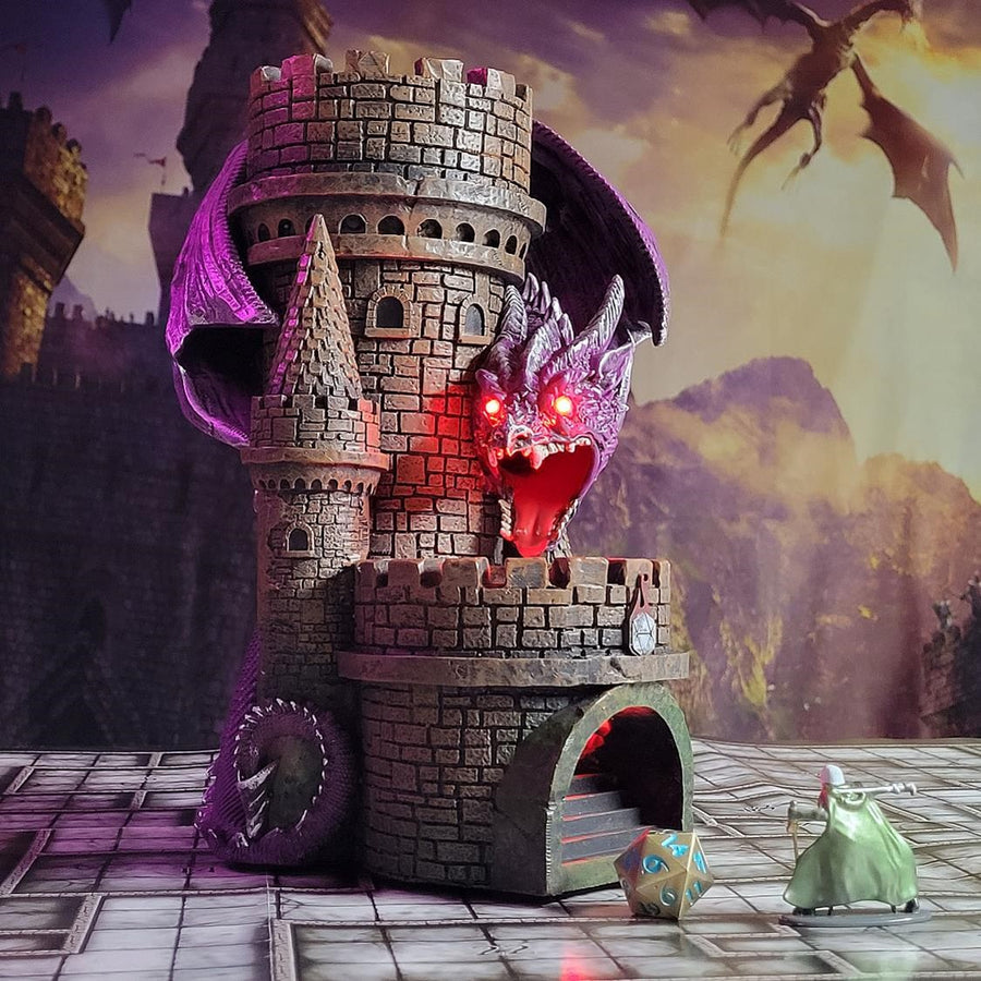 Dragons Keep Dice Tower - Purple Dragon