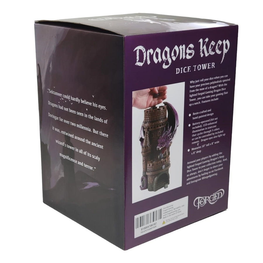 Dragons Keep Dice Tower - Purple Dragon