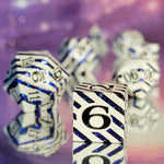Glacial Core Metal RPG Dice Set