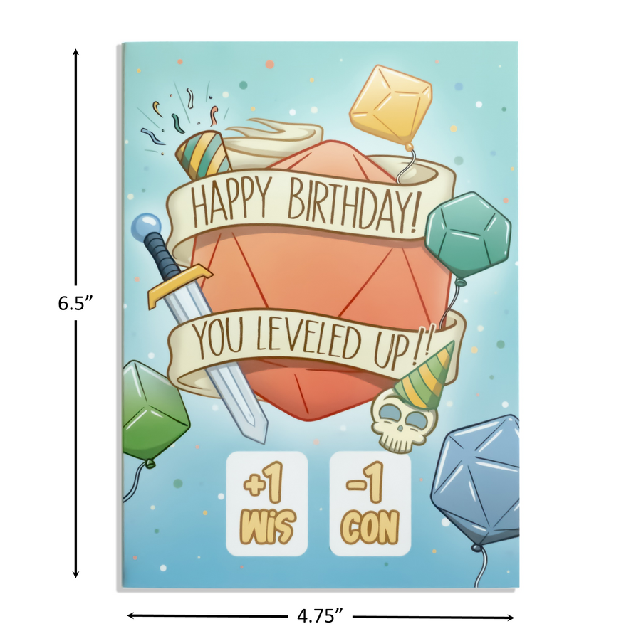 GlassStaff Birthday Greeting Card
