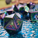Merfolk Glade 7-Piece Metal Dice Set