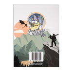 GlassStaff Designs D20 Landscape Greeting Card. Back side